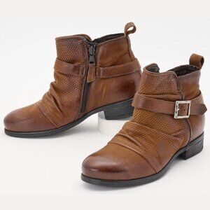 Miz Mooz Brown Ankle Boots ( Box)